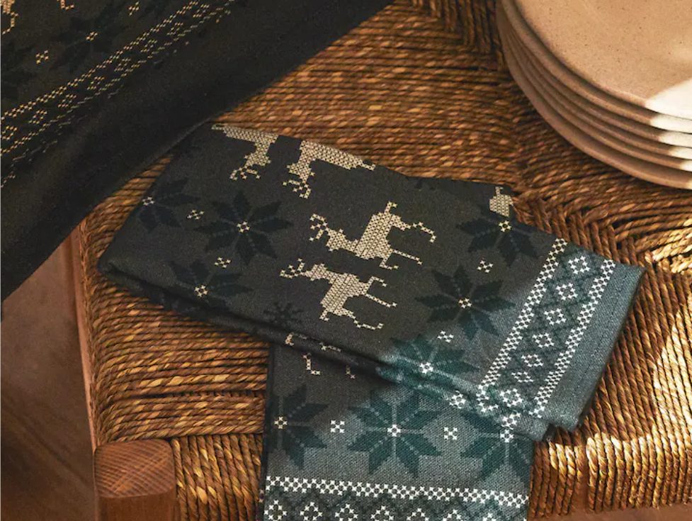 servilletas navidad zara home