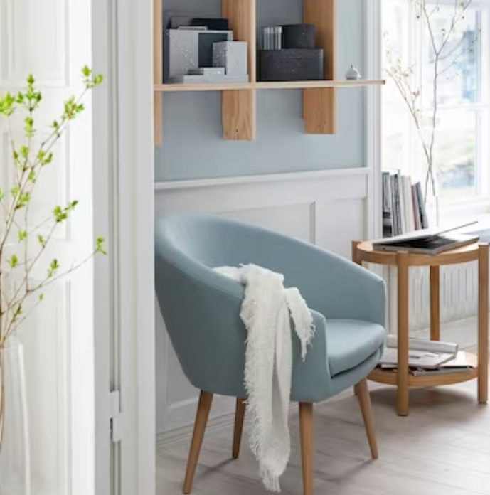 sillon azul claro