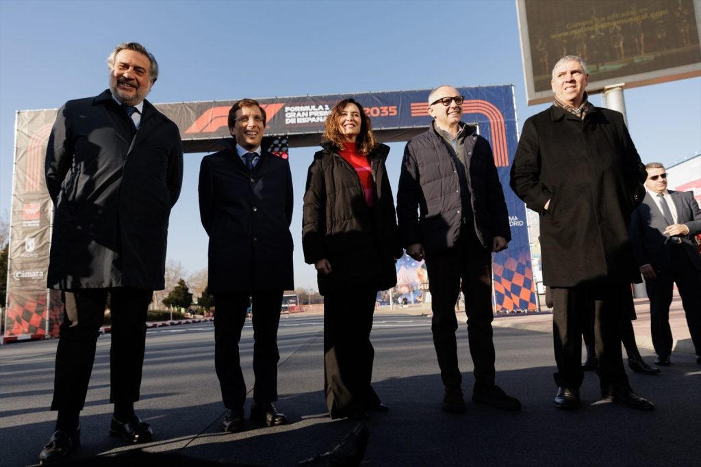 Ayuso a la espera de que el Gobierno se alegre de la F-1 de Madrid | Foto: Europa Press