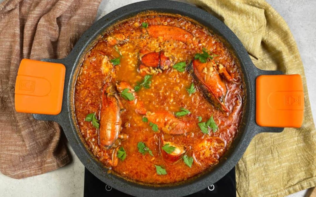 Recetas de invierno: arroz caldoso con bogavante