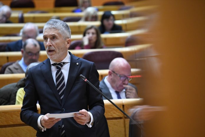El ministro de Interior, Fernando Grande-Marlaska, tiene varios retos importantes para 2024.