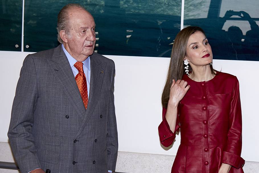letizia con su suegro