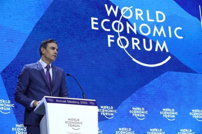 Pedro Sánchez se reunió en Davos con los principales CEOs del Ibex