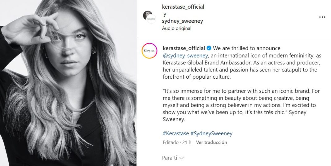 sydney sweeney kerastase