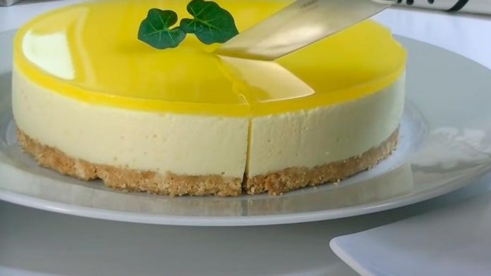 tarta fria de limon