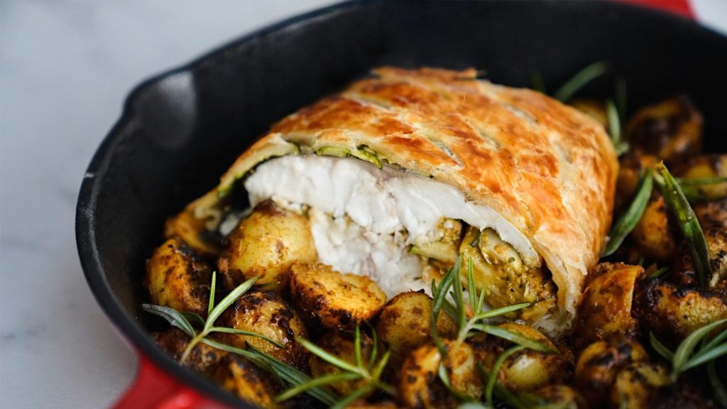 Receta de wellington de pescado: un festín de sabor y jugoso marisco 1 Moncloa wellington Moncloa