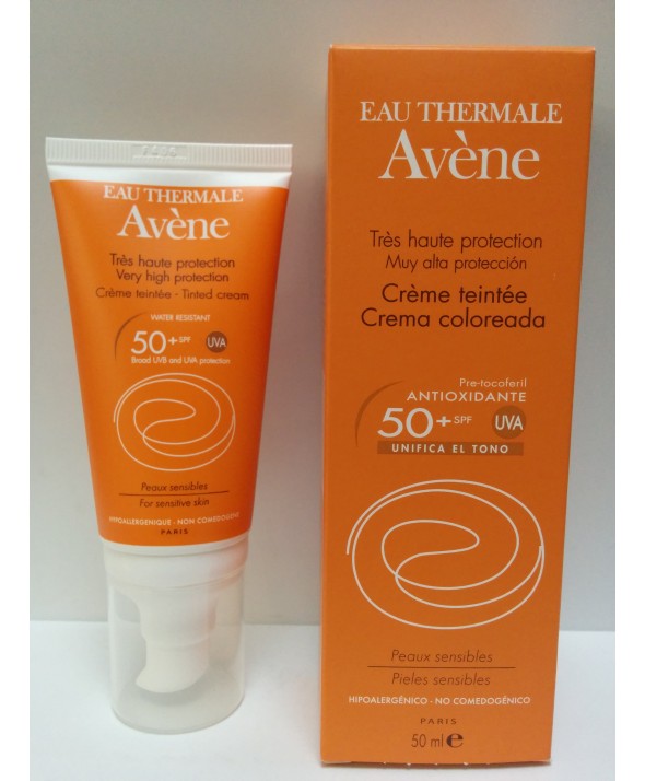 Crema con color SPF 50+ de Avène