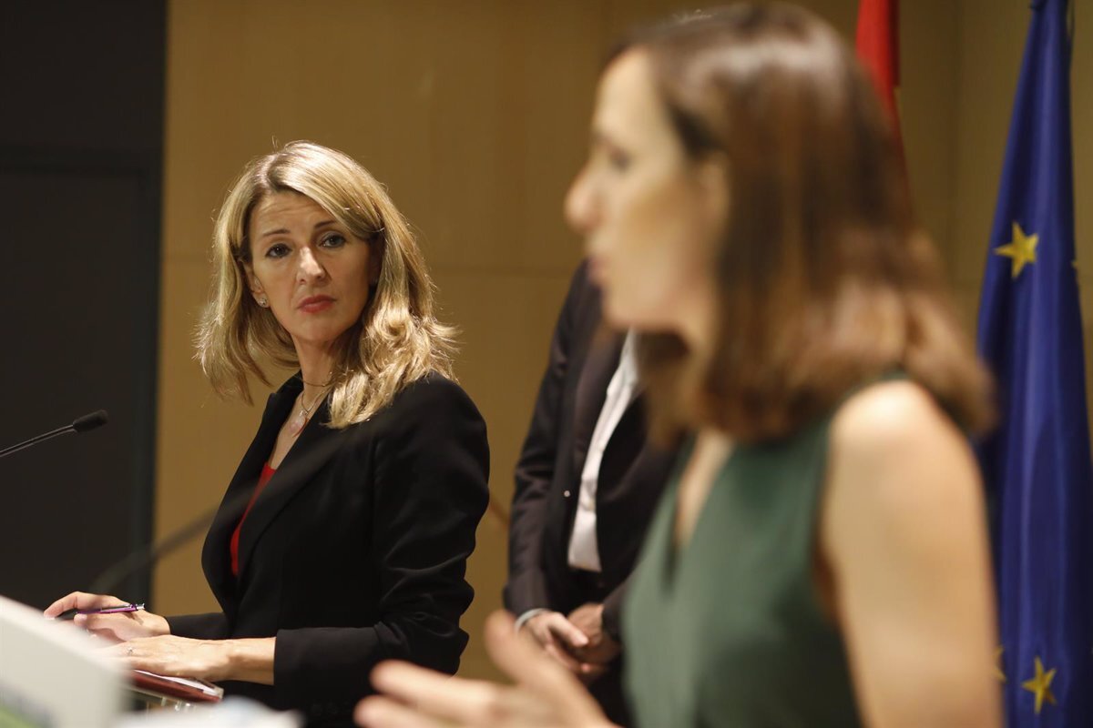 Podemos impide a Yolanda Díaz entrar en el Parlamento Vasco