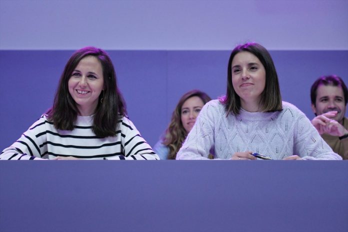 Ione Belarra e Irene Montero. Fuente: Agencias