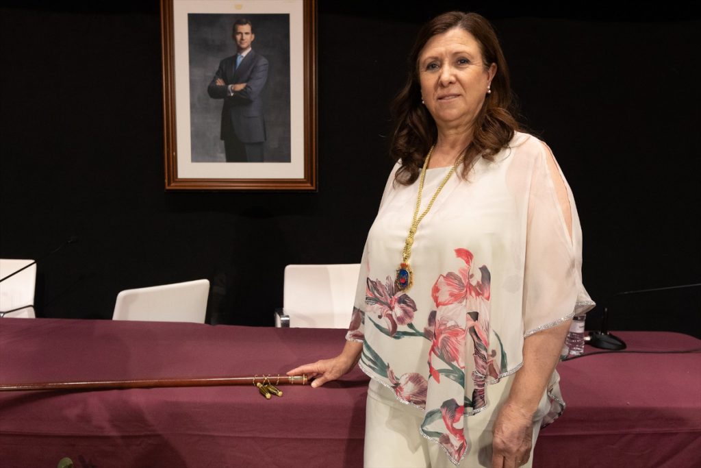 La alcaldesa María Fernanda Sánchez gobierna Don Benito con el apoyo del PP.