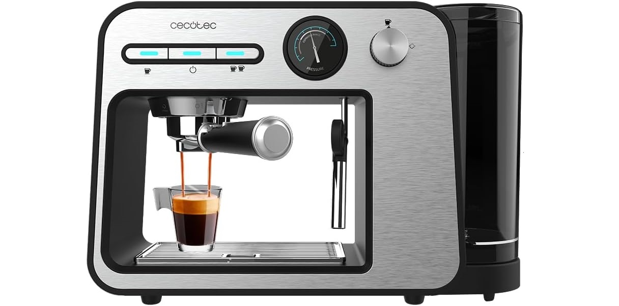 Philips Serie 2200 Cafetera Superautomática - Espumador de Leche Clásico, 2  tipos de café personalizables, Display Táctil, Negro Mate (EP2220/10)