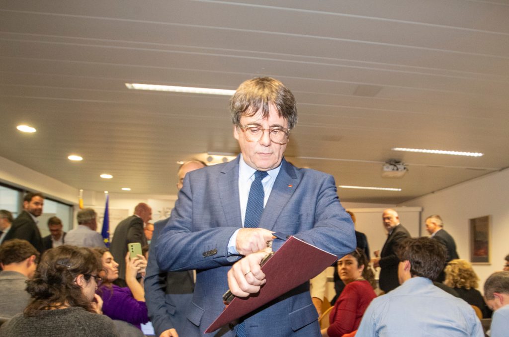 Carlos Puigdemont, expresidente de la Generalitat y prófugo de la justicia.