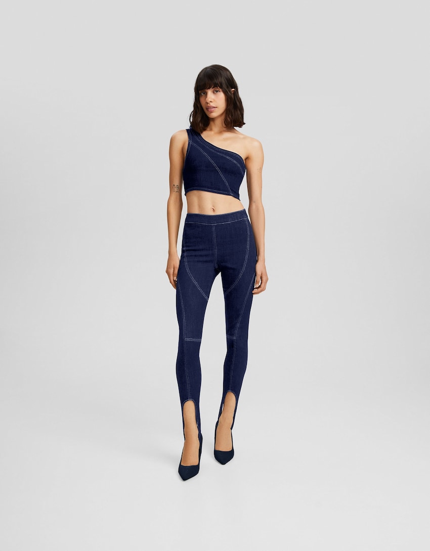 jeggings fuseau bershka