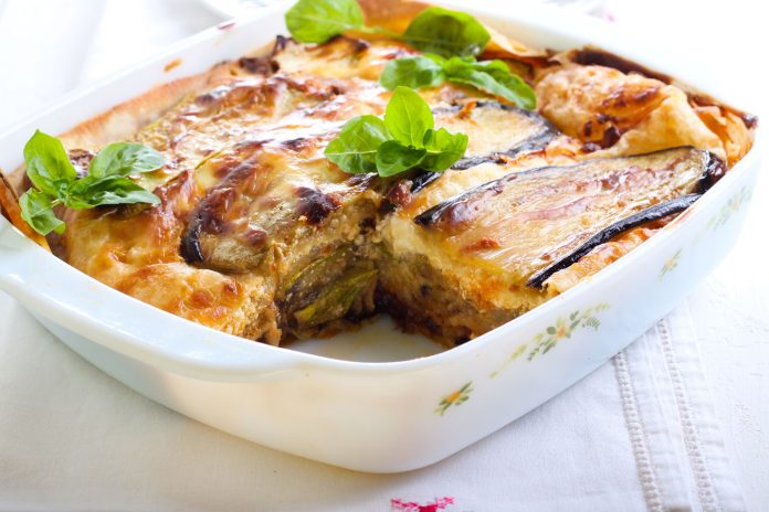 pastel de berenjena