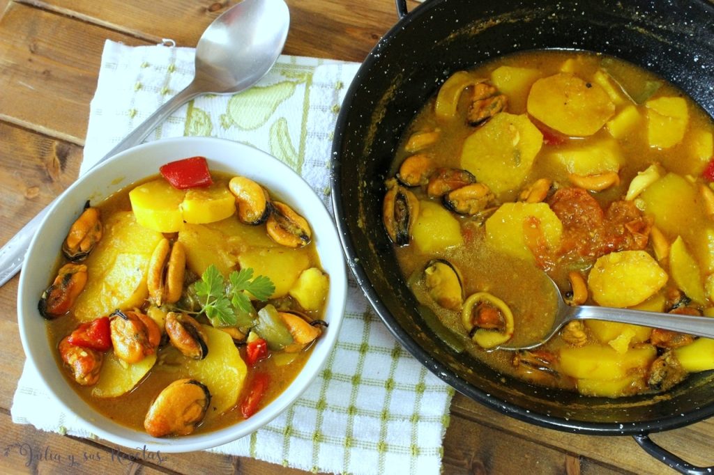 patatas con mejillones 9 Moncloa