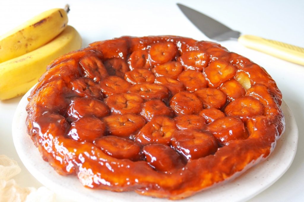 tarta tatin de platano principal Moncloa