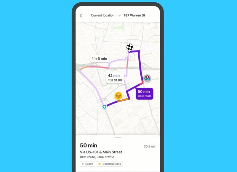 LAS NUEVAS FUNCIONES DE WAZE