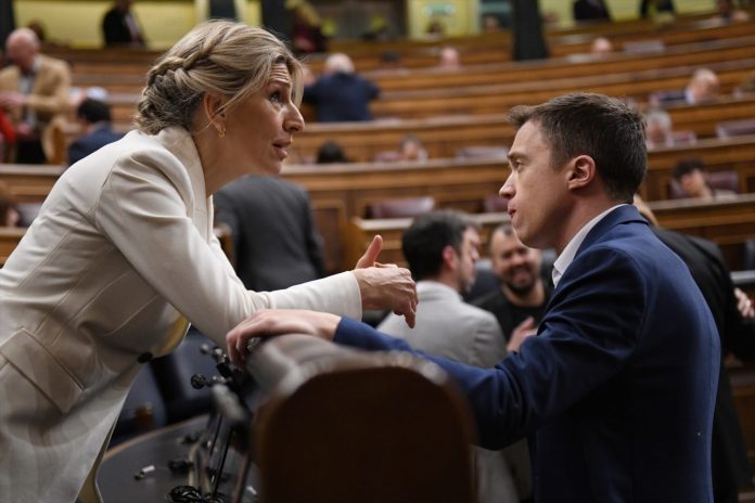 Yolanda Díaz e Íñigo Errejón