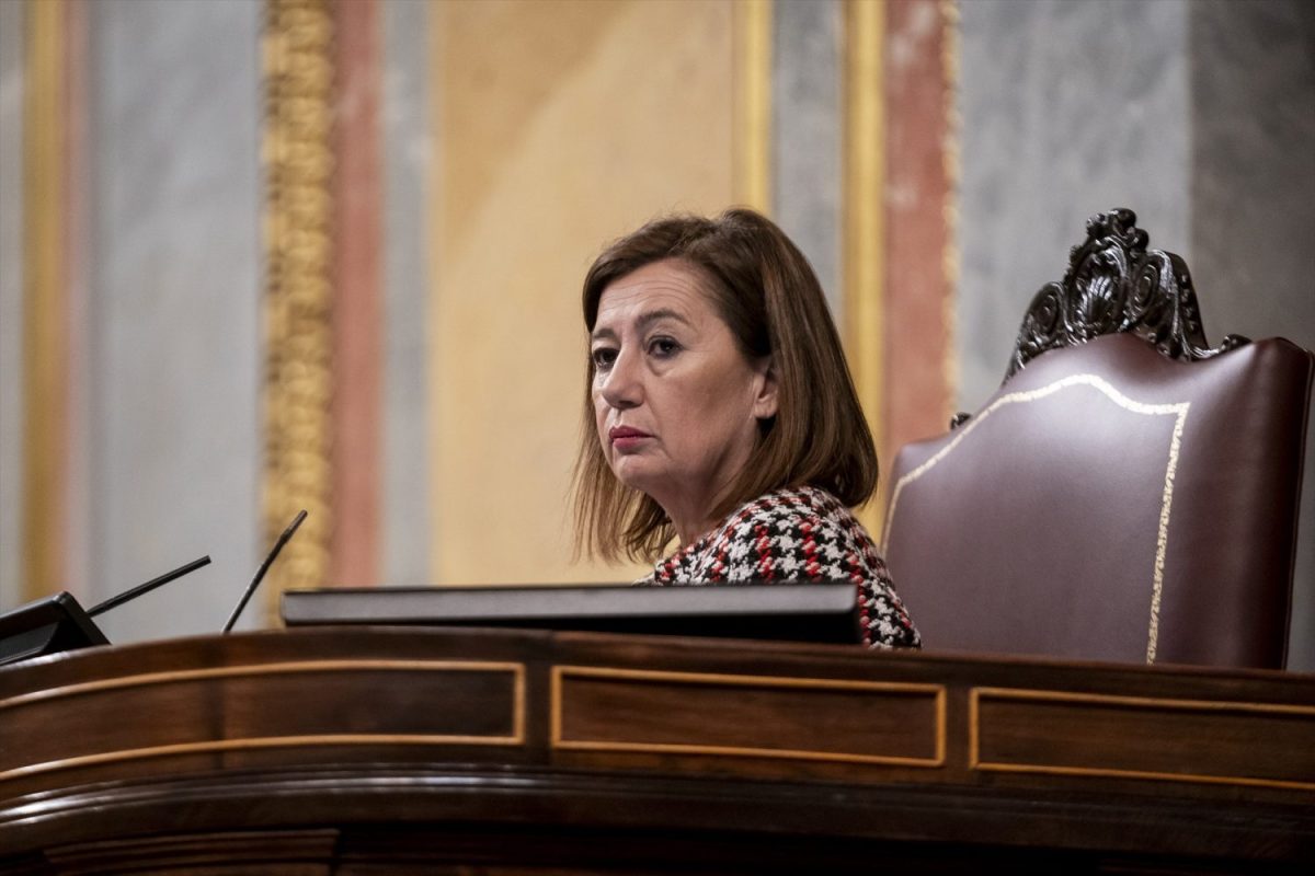 Francesca Armengol, presidenta de las Cortes Generales. AGENCIAS