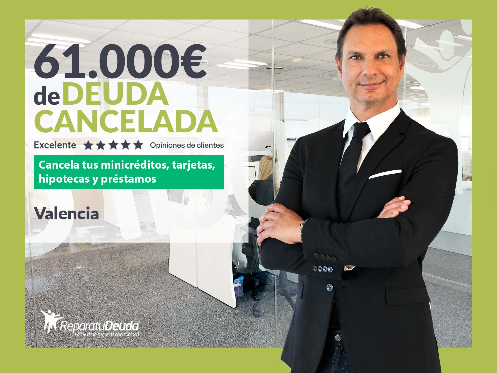 Repara tu Deuda Abogados cancela 61.000€ en Valencia con la Ley de Segunda Oportunidad 1 Moncloa Repara tu Deuda Abogados cancela 61.000? en Valencia con la Ley de Segunda Oportunidad