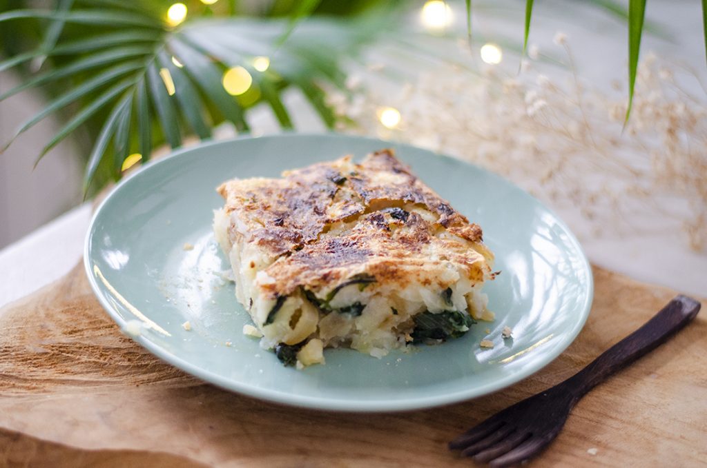 Timbal de patatas y espinacas irresistibles: ¡Deliciosa propuesta culinaria! 2 Moncloa Recetas vegetarianas faciles gratinado patata 3 1024x679 1 Moncloa