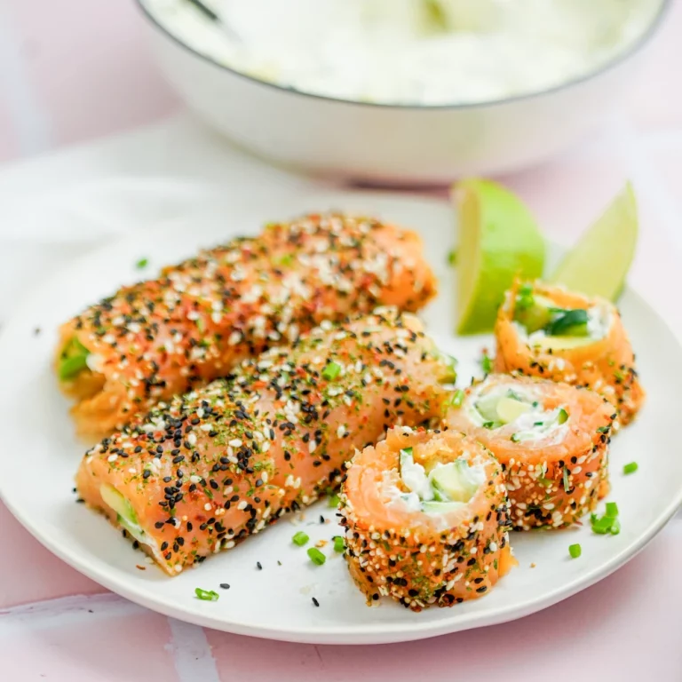 Los rollitos de salmón fresco, pepino, aguacate y queso crema: Un aperitivo para triunfar en Semana Santa