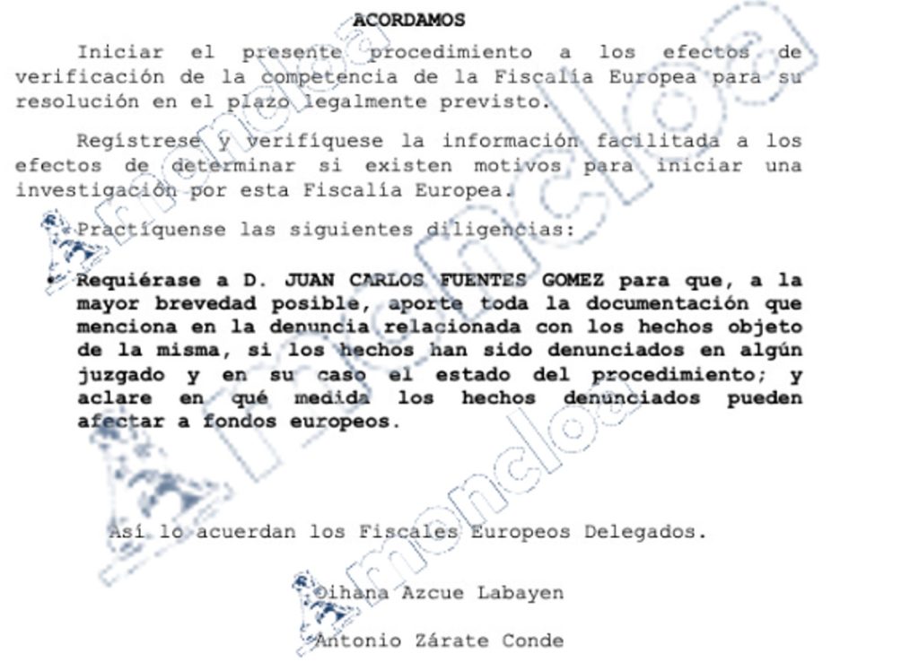 El decreto de la Fiscalía Europea ante la denuncia contra la gestión de Marlaska