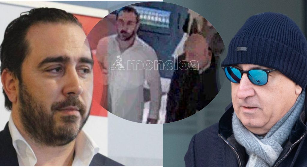 Víctor de Aldama y Juan Carlos Cueto, fotografiados por la Guardia Civil