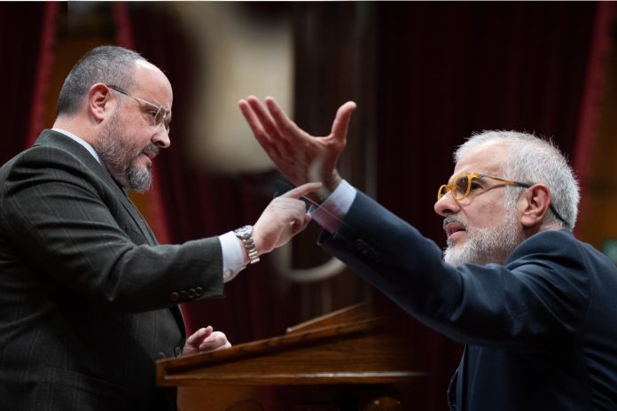El constitucionalismo de PP y Ciudadanos, con Alejandro Fernández y Carlos Carrizosa, no ha podido unirse en Cataluña