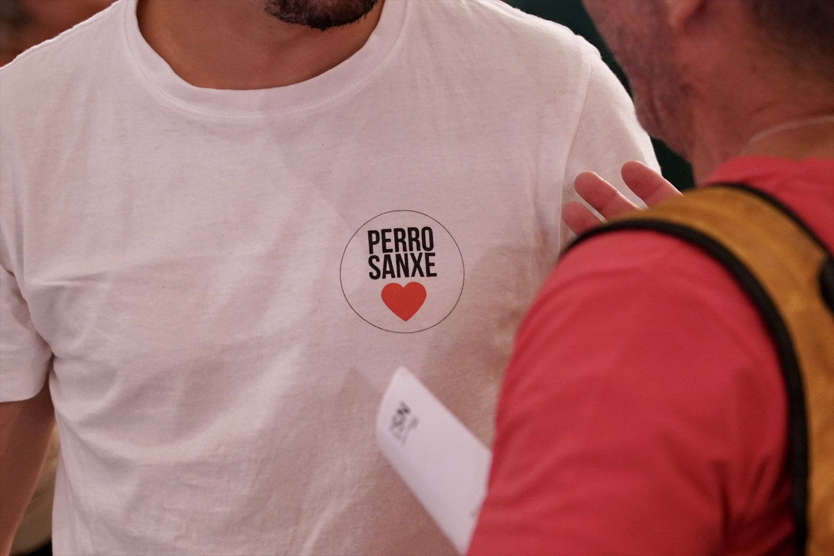 PSOE felicita a Perro Sanxe por el crecimiento económico de España.