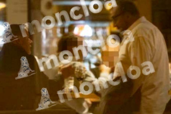 José Luis Rodríguez y Koldo García en La Chalana poco antes del encuentro de Koldo con Ábalos
