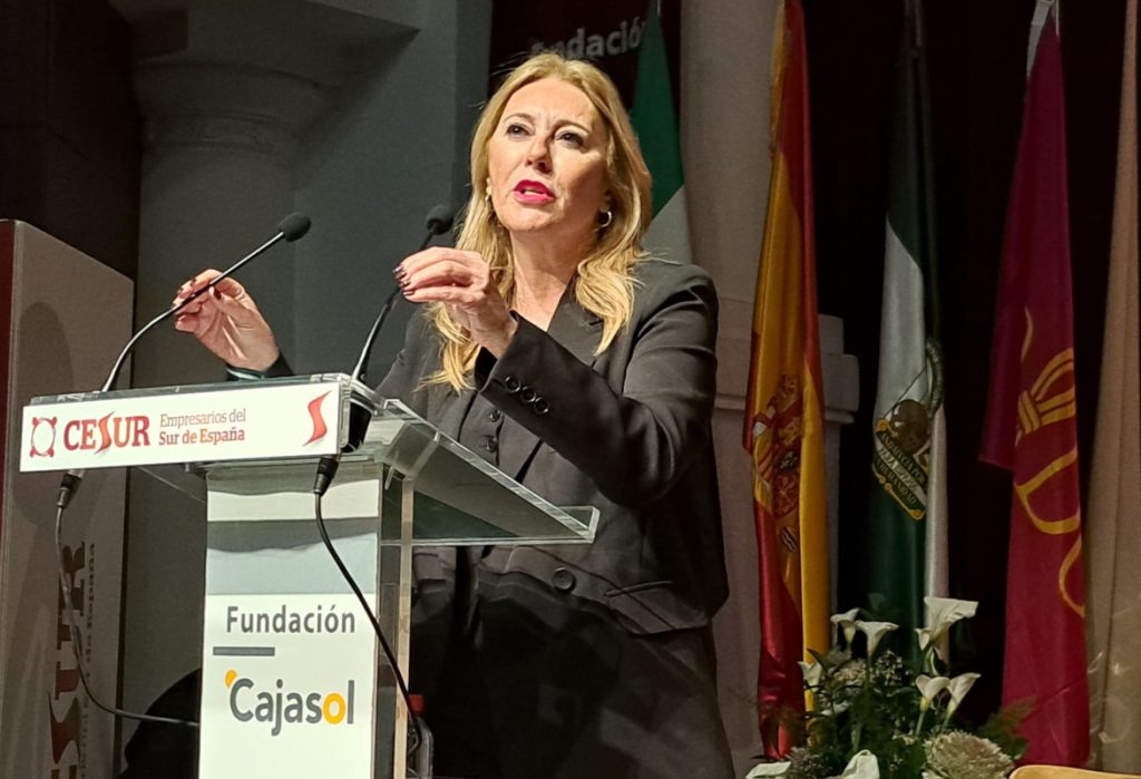 La consejera de Economía, Hacienda y Fondos Europeos de Andalucía, Carolina España.
