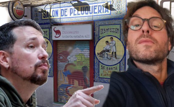 Pablo Iglesias y Sebastián Fiorilli, dos de los tres socios de la taberna Garibaldi