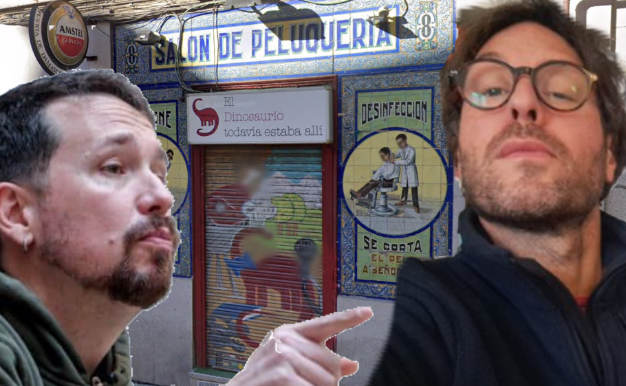 Pablo Iglesias y Sebastián Fiorilli, dos de los tres socios de la taberna Garibaldi