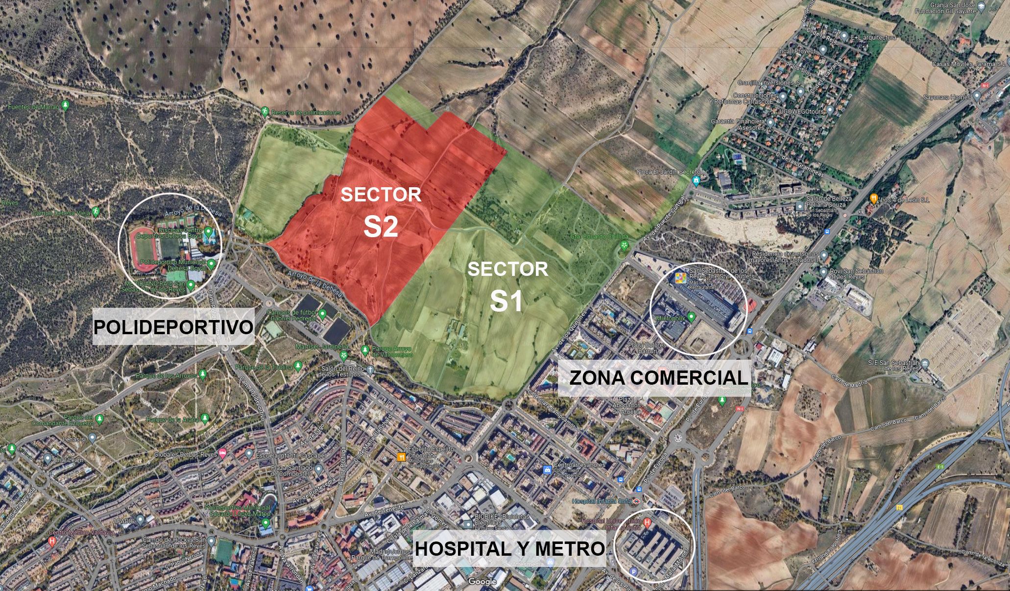 Cerro del Baile: transformación sostenible en San Sebastián de los Reyes 1 Moncloa plano situacin CB 2 1 Moncloa