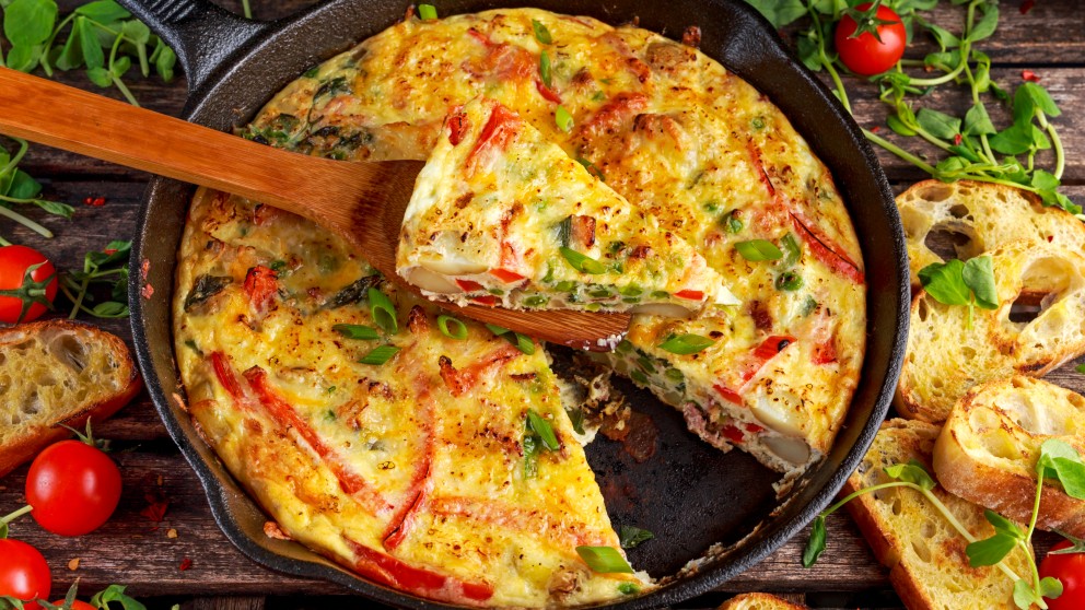 receta de frittata al horno Moncloa