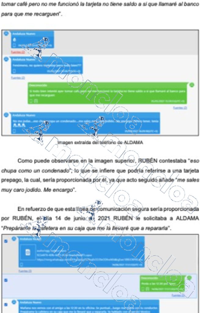 whatsapp sumario caso koldo Moncloa