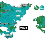 El nuevo mapa del País Vasco tras el 21A
