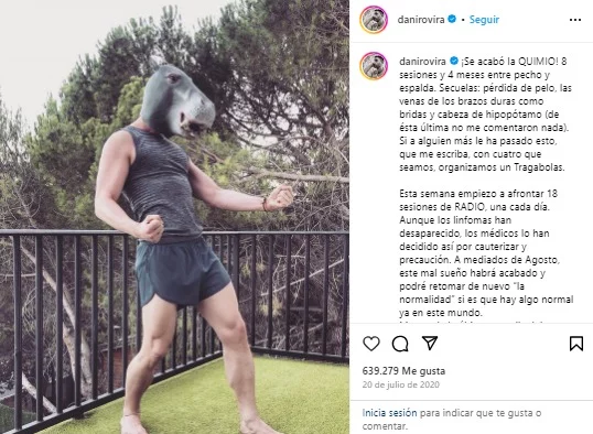 Cómo fue el tratamiento de Dani Rovira para superar el linfoma de Hodgkin que se le detectó 1 Moncloa El emotivo mensaje de Dani Rovira tras superar la enfermedad