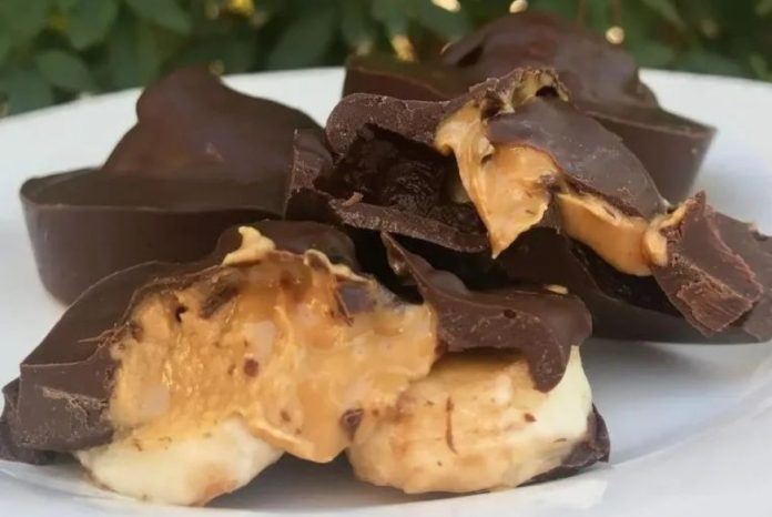 Barras de banana y chocolate: un snack saludable con increíble con 4 ingredientes