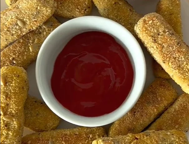 Bastoncitos de garbanzo y zanahoria sin harina y muy nutritivos