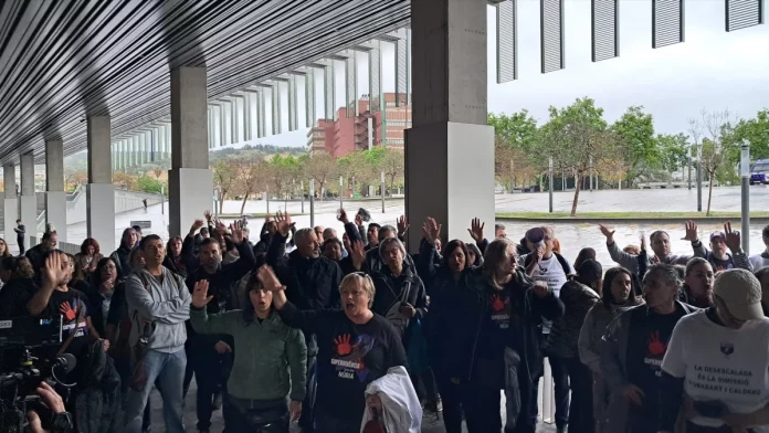 Concentración funcionarios de prisiones