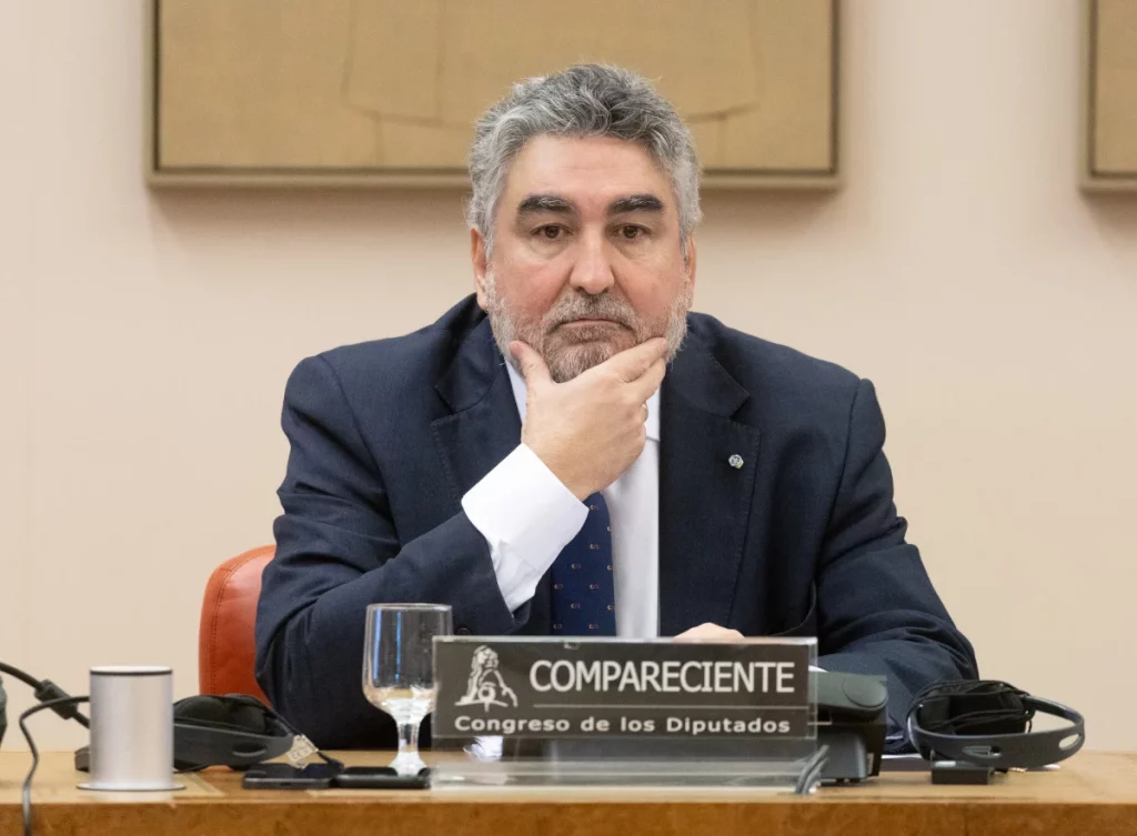 El presidente del Consejo Superior de Deportes, José Manuel Rodríguez Uribes, en el Congreso de los Diputados