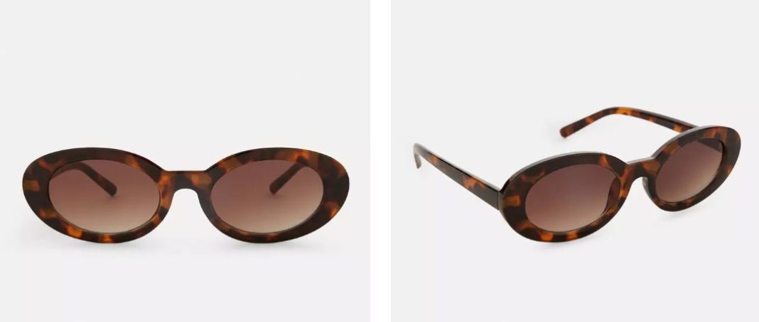 gafas ovaladas marron primark