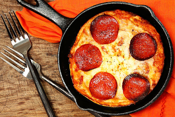 Cómo preparar la pizza en sartén