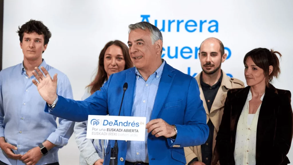 Javier de Andrés, el candidato del PP a lehendakari.