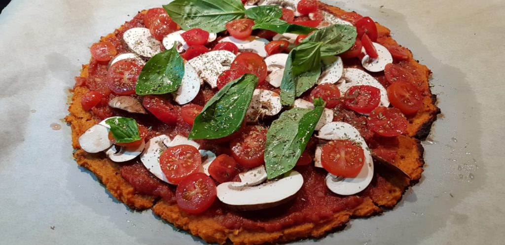 Pizza de Zanahoria: Una deliciosa receta fácil de hacer en solo minutos 2 Moncloa pizza de batata con rucula 1024x497 1 Moncloa