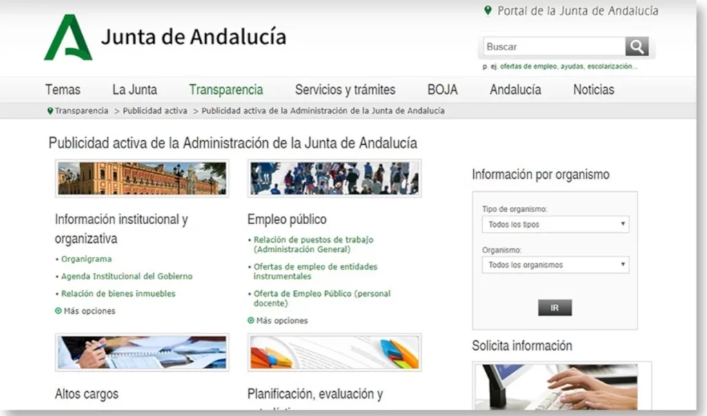 El portal de transparencia permite el acceso a consultar los acuerdos y la documentación de expedientes en la información relativa a los consejos del Gobierno.