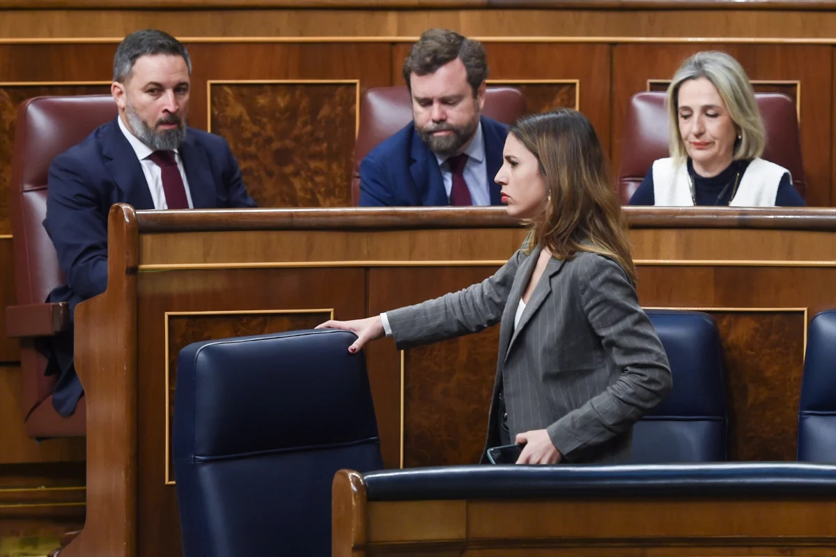 Irene Montero y el atractivo Santiago Abascal para las feministas coincidieron muchas veces en el Congreso.