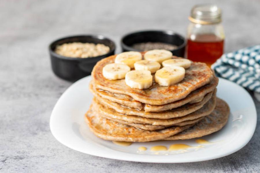 Tortitas de avena y plátano que te cargarán de energía